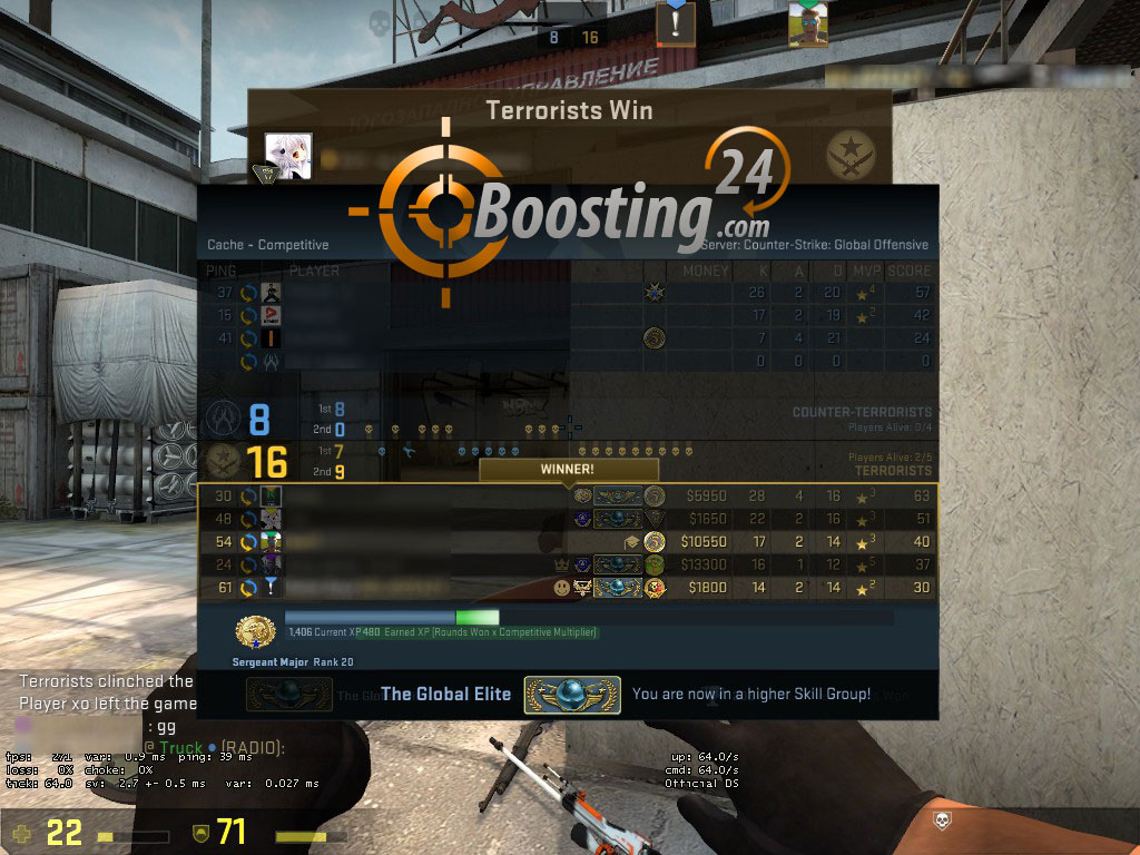 Cs Go Boosting Csgo Rank Boost With Boosting24 Services Made By Pros